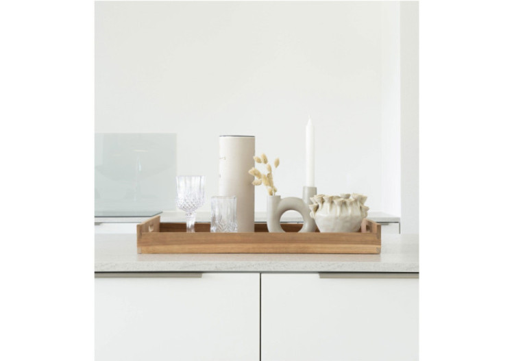 Plateau Faro en Teck - 58x38 cm - 4601025 - House Nordic 2