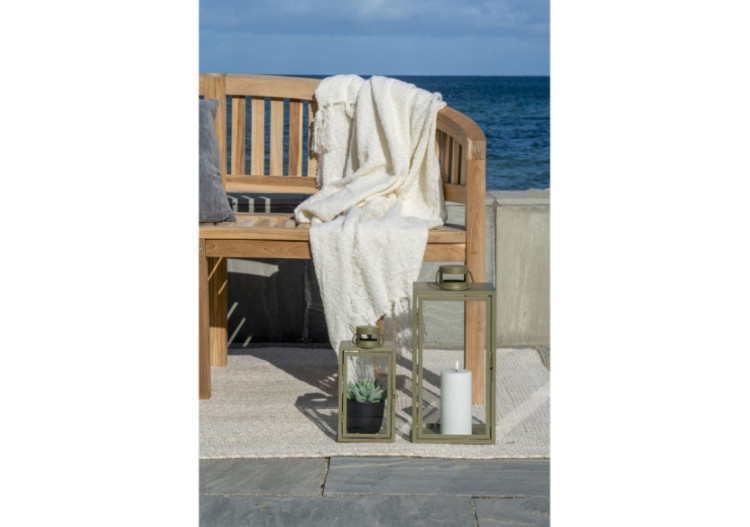 Lanternes CORFU - Ensemble de 2 lanternes vertes avec poignée - 6407521 - House Nordic 2