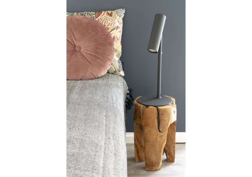 Lampe de Table PARIS - Modèle noir avec cordon en tissu de 200 cm - 6409101 - House Nordic