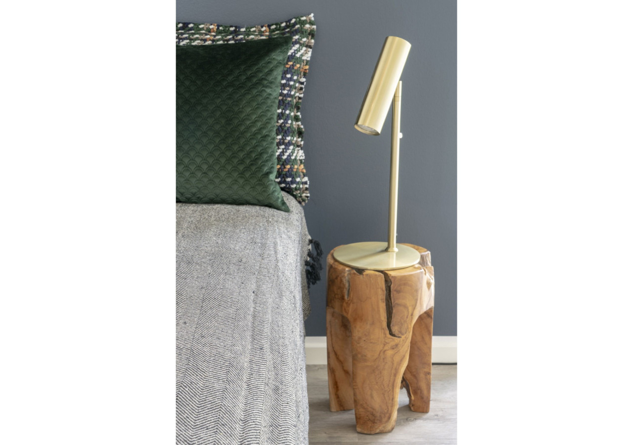 Lampe de Table PARIS - Modèle en laiton avec cordon en tissu de 200 cm - 6409102 - House Nordic