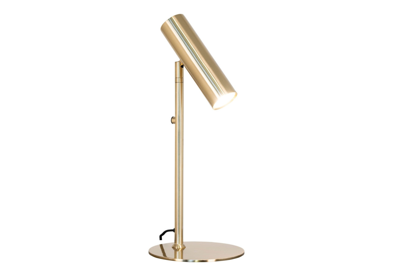 Lampe de Table PARIS - Modèle en laiton avec cordon en tissu de 200 cm - 6409102 - House Nordic
