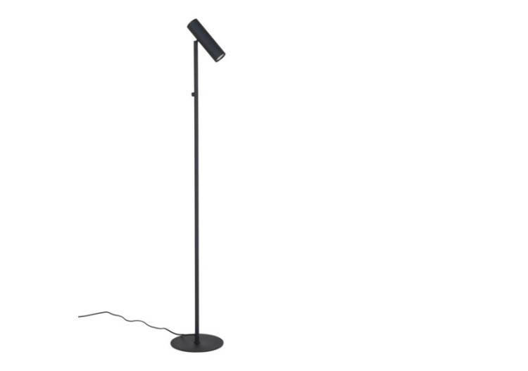 Lampe sur Pied PARIS - Modèle noir avec cordon en tissu de 210 cm - 6409103 - House Nordic