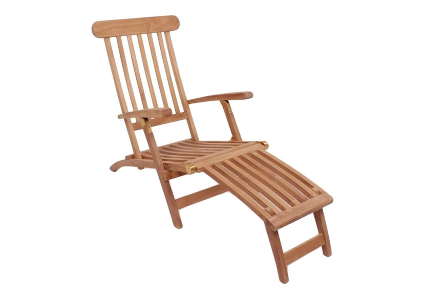 Chaise de Plage ARRECIFE - Chaise en teck avec dossier réglable en 4 positions - 7001120 - House Nordic