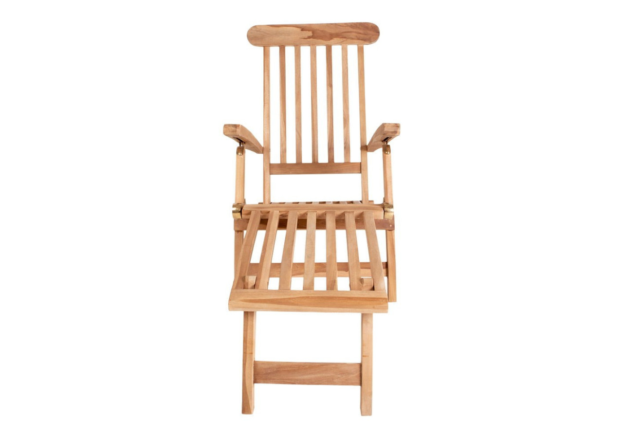 Chaise de Plage ARRECIFE - Chaise en teck avec dossier réglable en 4 positions - 7001120 - House Nordic