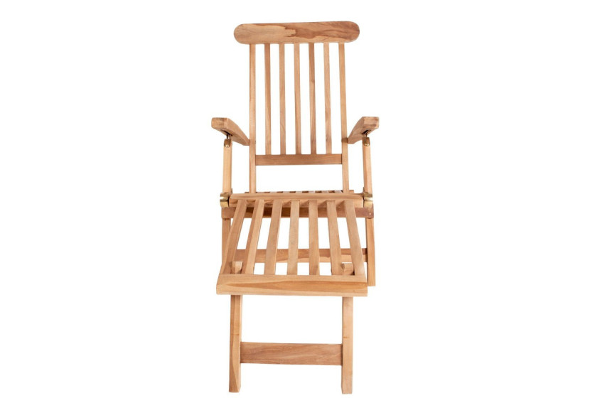 Chaise de Plage ARRECIFE - Chaise en teck avec dossier réglable en 4 positions - 7001120 - House Nordic