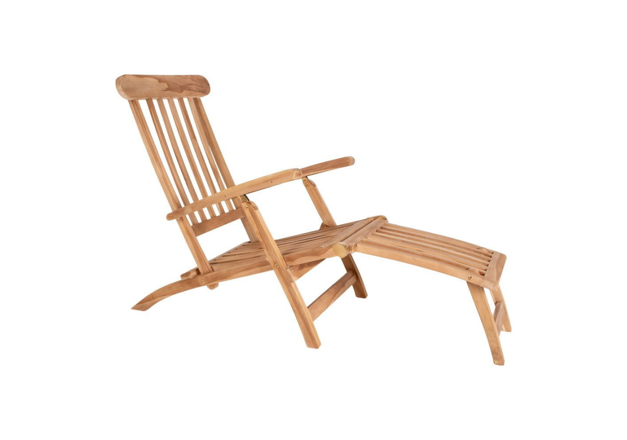 Chaise de Plage ARRECIFE - Chaise en teck avec dossier réglable en 4 positions - 7001120 - House Nordic