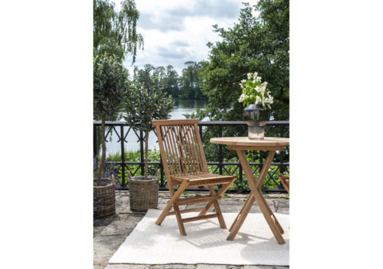 Chaise de Salle à Manger TOLEDO - Chaise en teck - 7001130 - House Nordic 2
