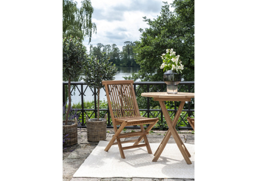 Chaise de Salle à Manger TOLEDO - Chaise en teck - 7001130 - House Nordic Chaise de Salle à Manger TOLEDO - Chaise en teck - 7001130 - House Nordic