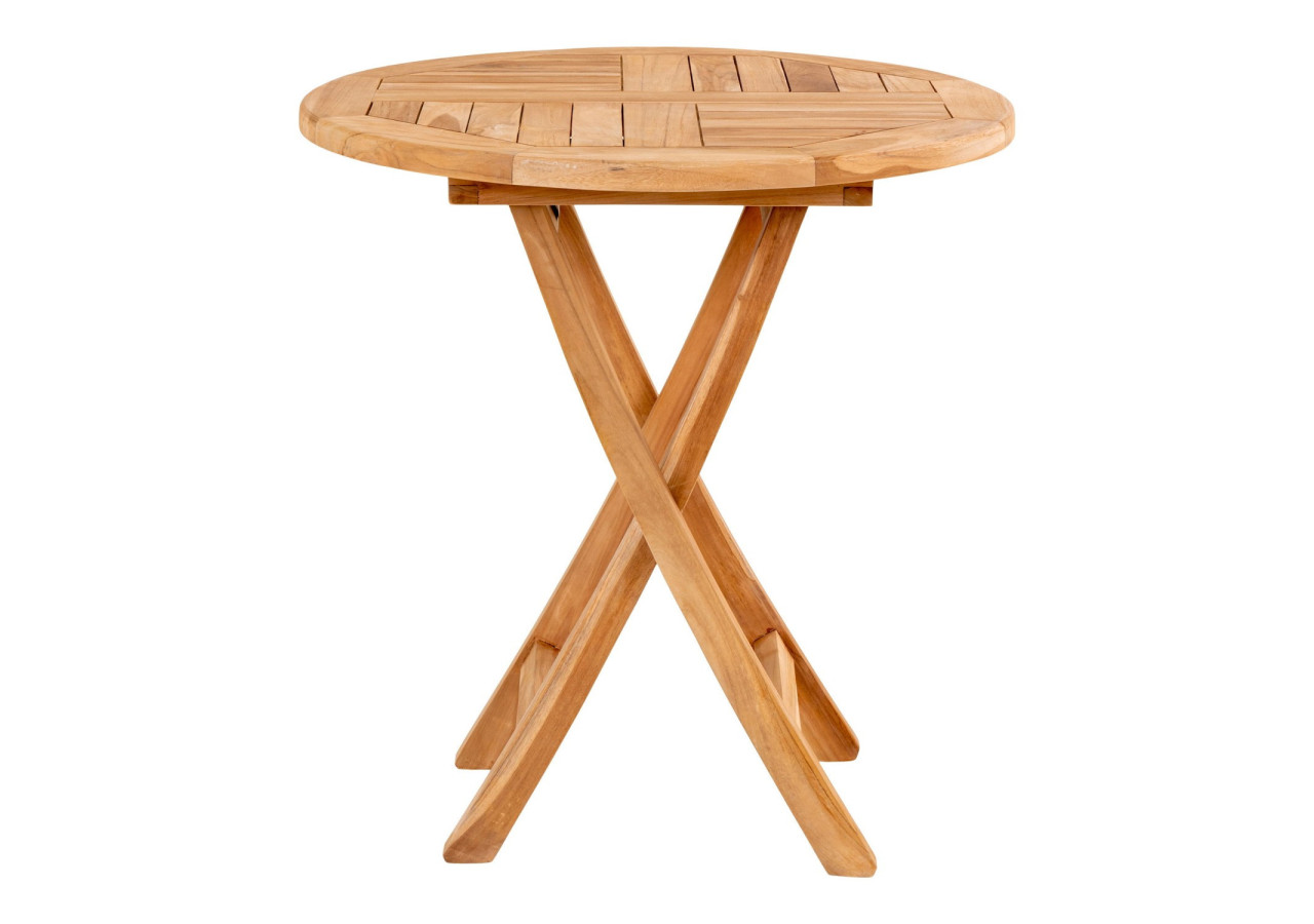 Table à Manger OVIEDO - Table à manger en teck 70x75cm - 7501100 - House Nordic