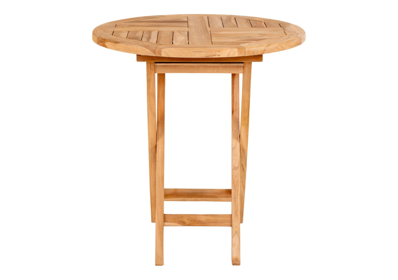 Table à Manger OVIEDO - Table à manger en teck 70x75cm - 7501100 - House Nordic