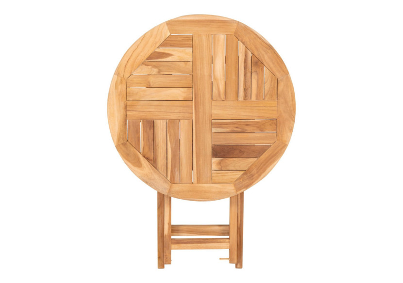 Table à Manger OVIEDO - Table à manger en teck 70x75cm - 7501100 - House Nordic Table à Manger OVIEDO - Table à manger en teck 70x75cm - 7501100 - House Nordic