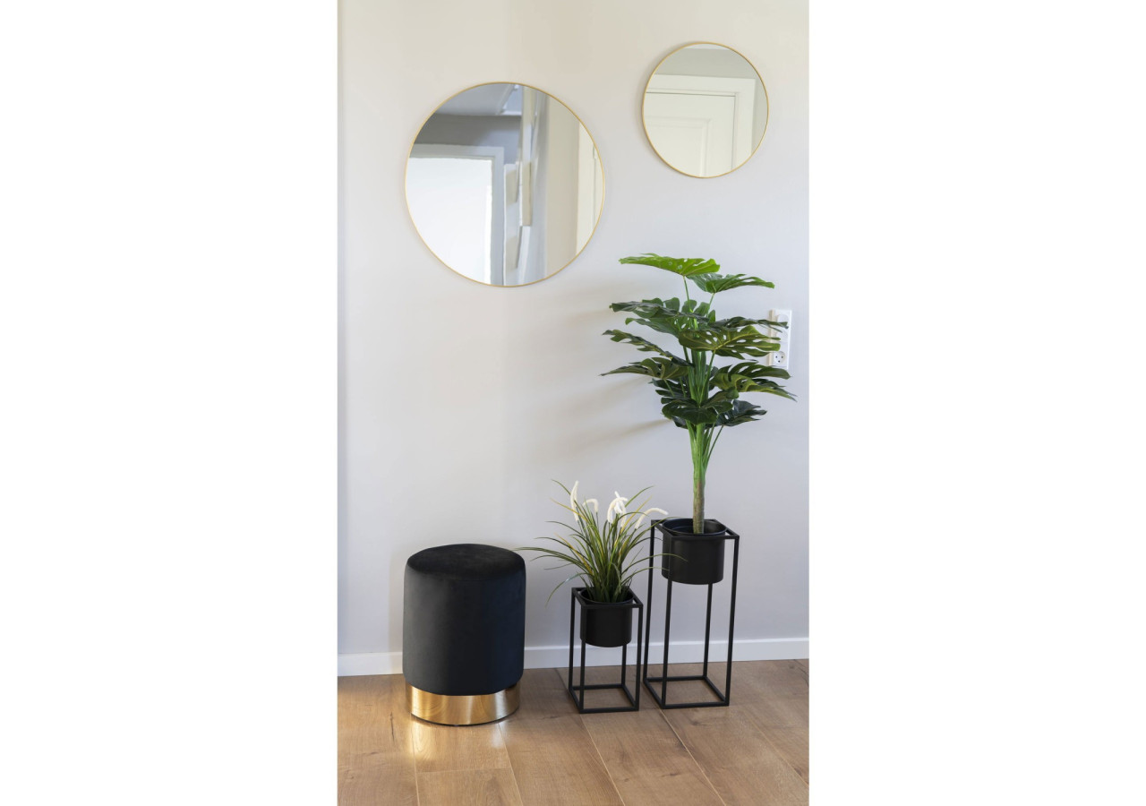 Pots de Fleurs Marla - Ensemble de 2 pots en acier noir - 9001115 - House Nordic