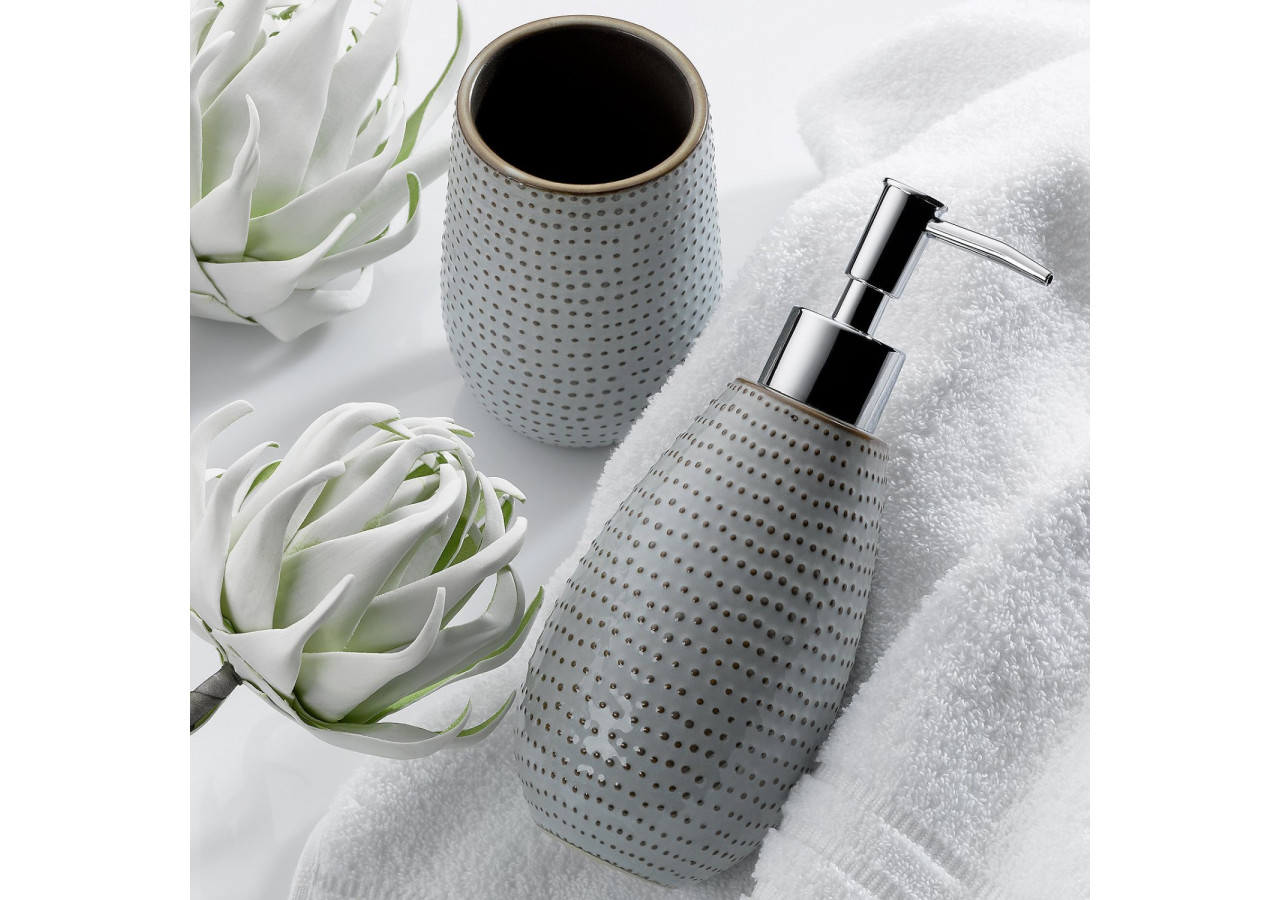 Porte-savon Dots - Design gris-brun, 12 cm - KE 236006 - Kela Badkamer