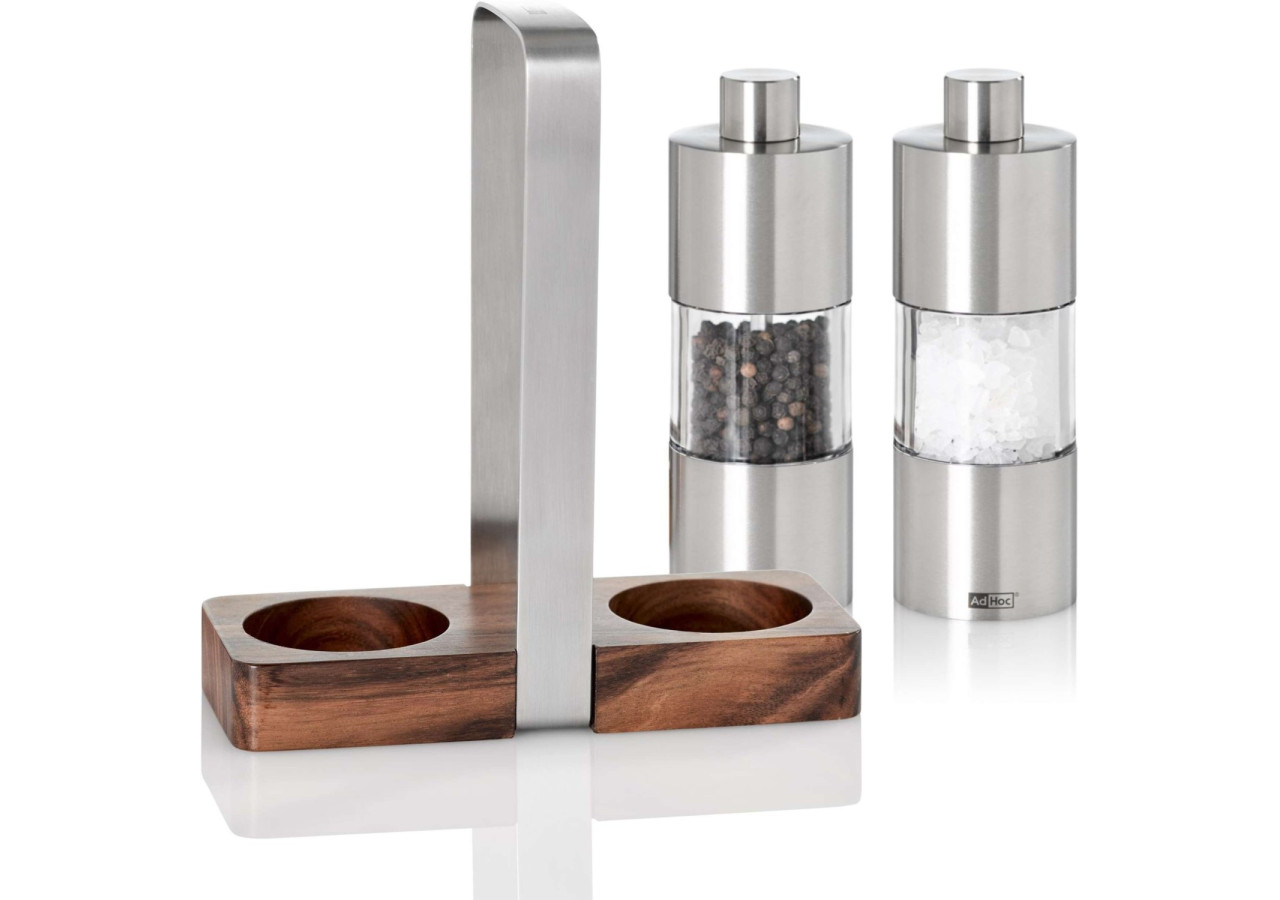 Set de Moulin à Poivre et Sel Menage Classic - 3 pièces - AD ME01 Z - Adhoc