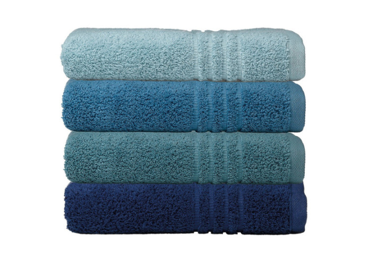 Serviette de Bain Leonora Fog Blue - 100% coton 90 x 200 cm - KE 234934 - Kela Badkamer 2