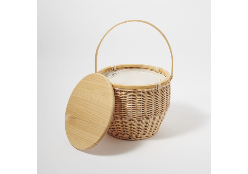 Panier de Pique-Nique et Glacière Sunnylife - 35L rond avec planche à découper - SL 056462 - Sunnylife Panier de Pique-Nique et Glacière Sunnylife - 35L rond avec planche à découper - SL 056462 - Sunnylife