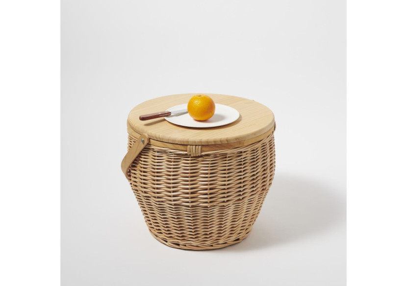 Panier de Pique-Nique et Glacière Sunnylife - 35L rond avec planche à découper - SL 056462 - Sunnylife Panier de Pique-Nique et Glacière Sunnylife - 35L rond avec planche à découper - SL 056462 - Sunnylife