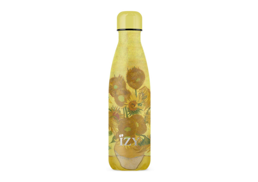 Thermos IZY Vincent van Gogh - Zéro déchet 500 ml avec design de tournesols - IZ 027068 - IZY Bottles