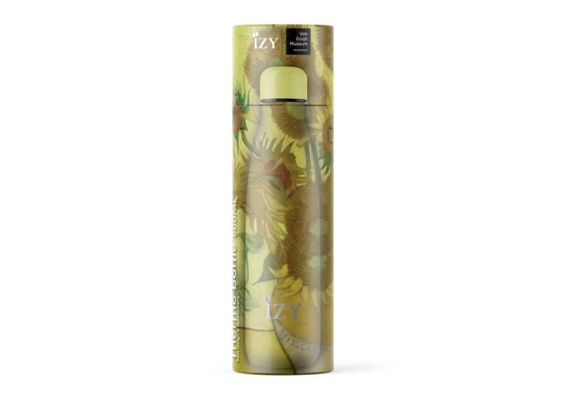 Thermos IZY Vincent van Gogh - Zéro déchet 500 ml avec design de tournesols - IZ 027068 - IZY Bottles