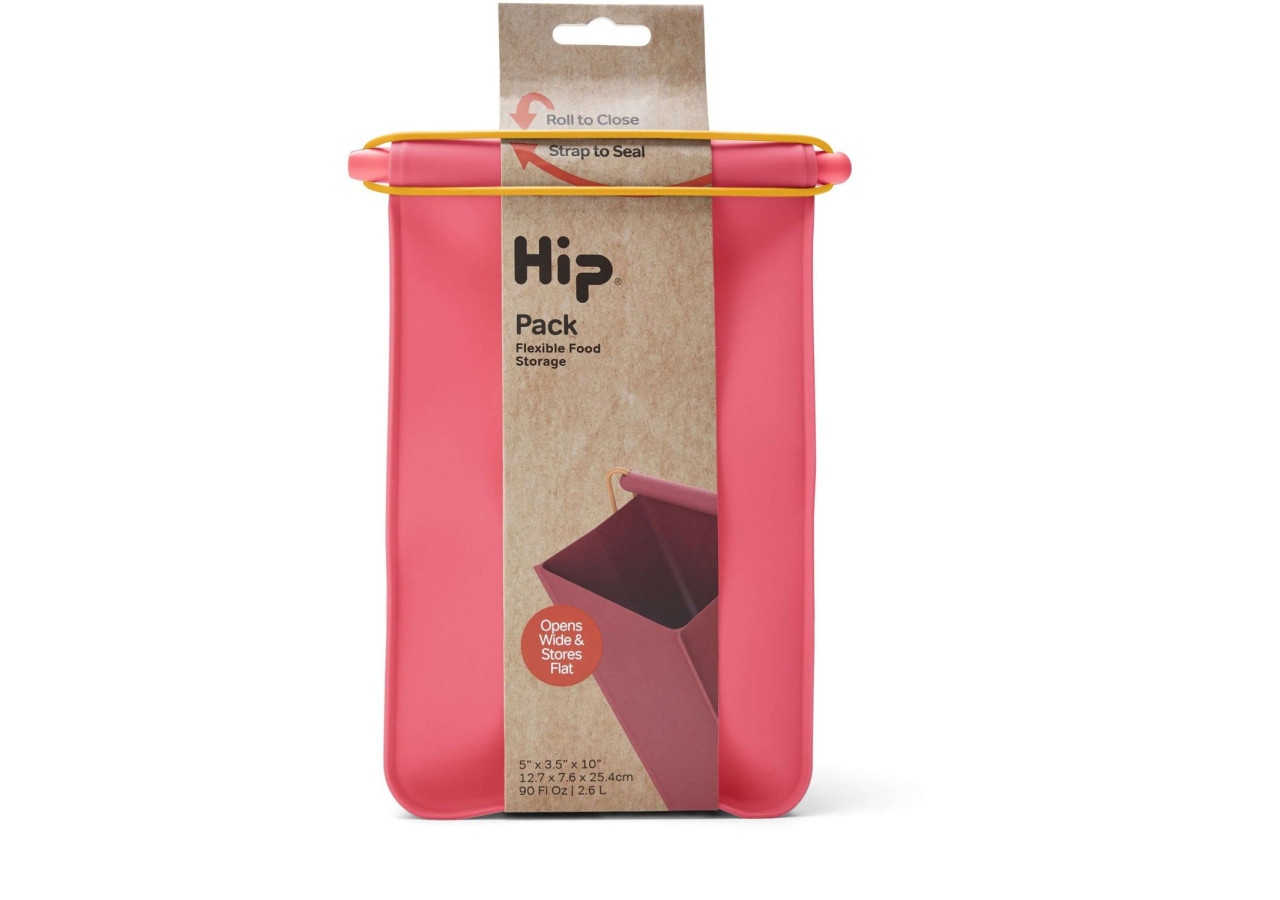 Sac à lunch réutilisable moyen - Silicone BPA et design fonctionnel - HI 206162 - HIP