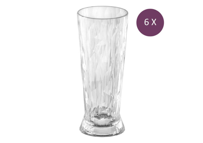 Verre à bière Club No. 11 - Résistant et design isolant - KZ 496794 - Koziol