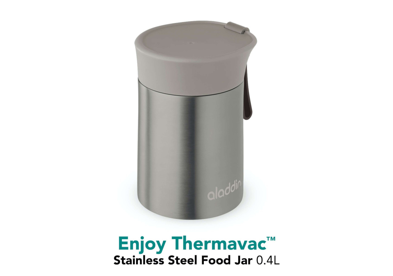 Conteneur Alimentaire Enjoy - Acier Inoxydable 400 ml, Isolant et Étanche - AL 342896 - Aladdin