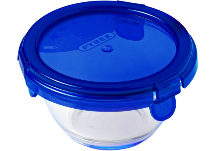 Bac Cuisiner & Emporter Rond avec Couvercle - 0,2 L en Verre Borosilicate - PY 279284 - Pyrex
