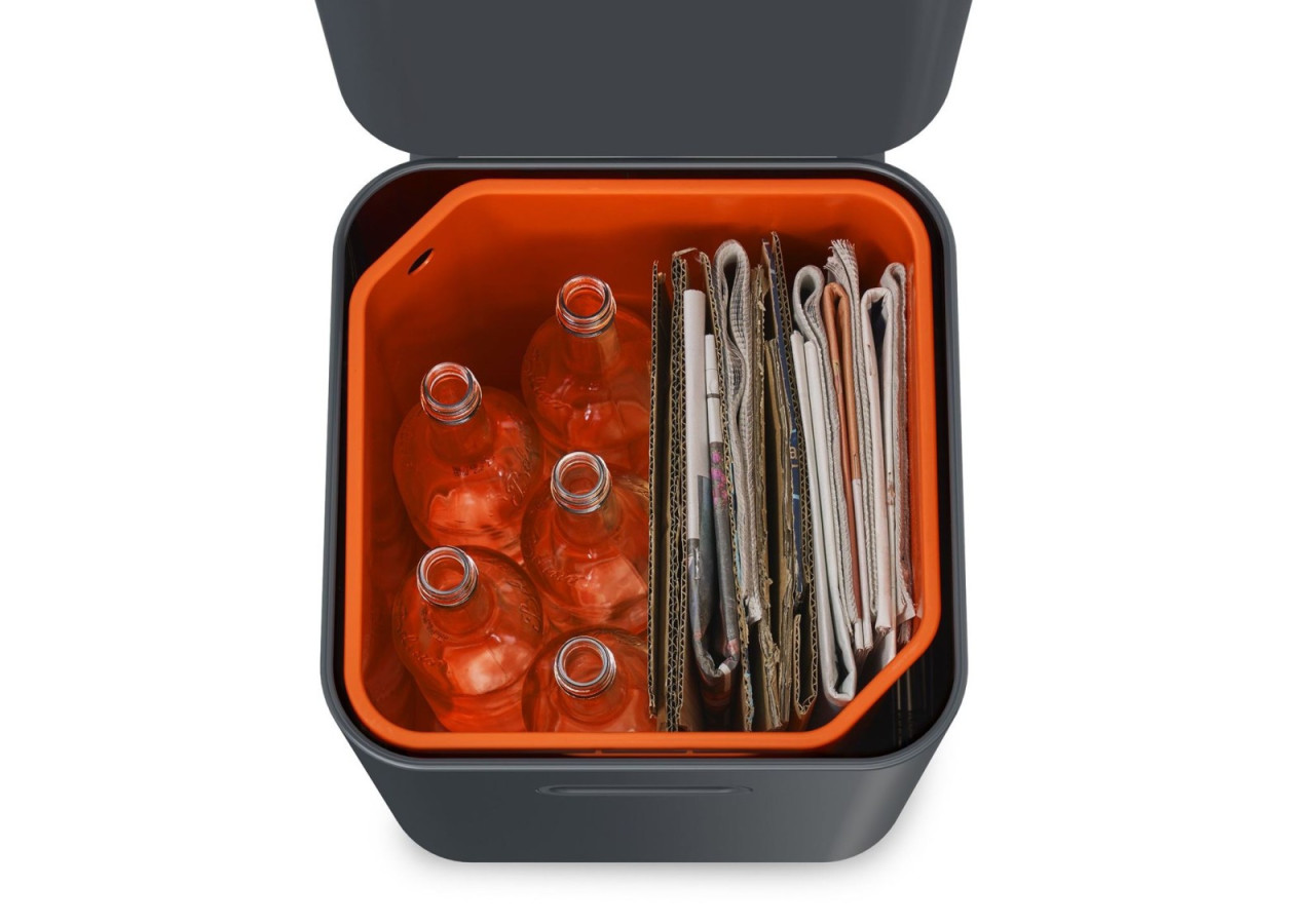 Poubelle Totem Compact 2x20 L - Système de Tri Intelligent - JJ 001068 - Joseph Joseph