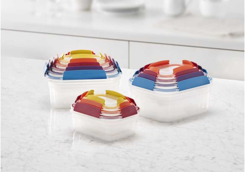Set de Boîtes de Conservation Nest - 5 Pièces Multicolores - JJ 810813 - Joseph Joseph Set de Boîtes de Conservation Nest - 5 Pièces Multicolores - JJ 810813 - Joseph Joseph