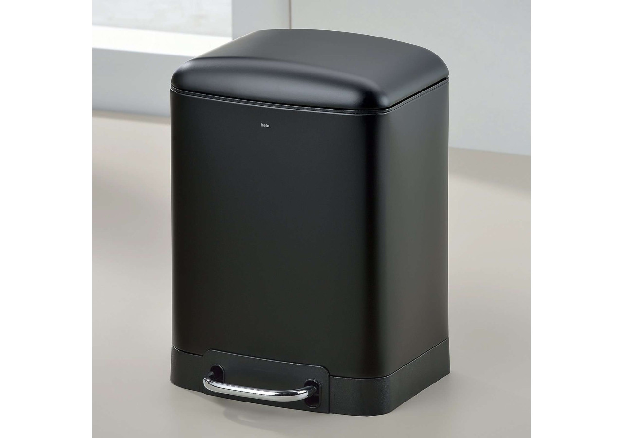 Poubelle Davino avec Pédale - 6 L, Design Élégant - KE 229756 - Kela Badkamer