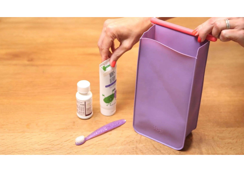 Sac à lunch réutilisable Medium - Silicone BPA-free - HI 206155 - HIP