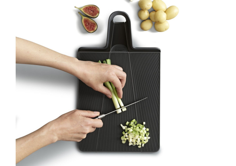 Planche à Découper Chop2Pot Plus - Pliable, Grande, Noire - JJ 005097 - Joseph Joseph Planche à Découper Chop2Pot Plus - Pliable, Grande, Noire - JJ 005097 - Joseph Joseph