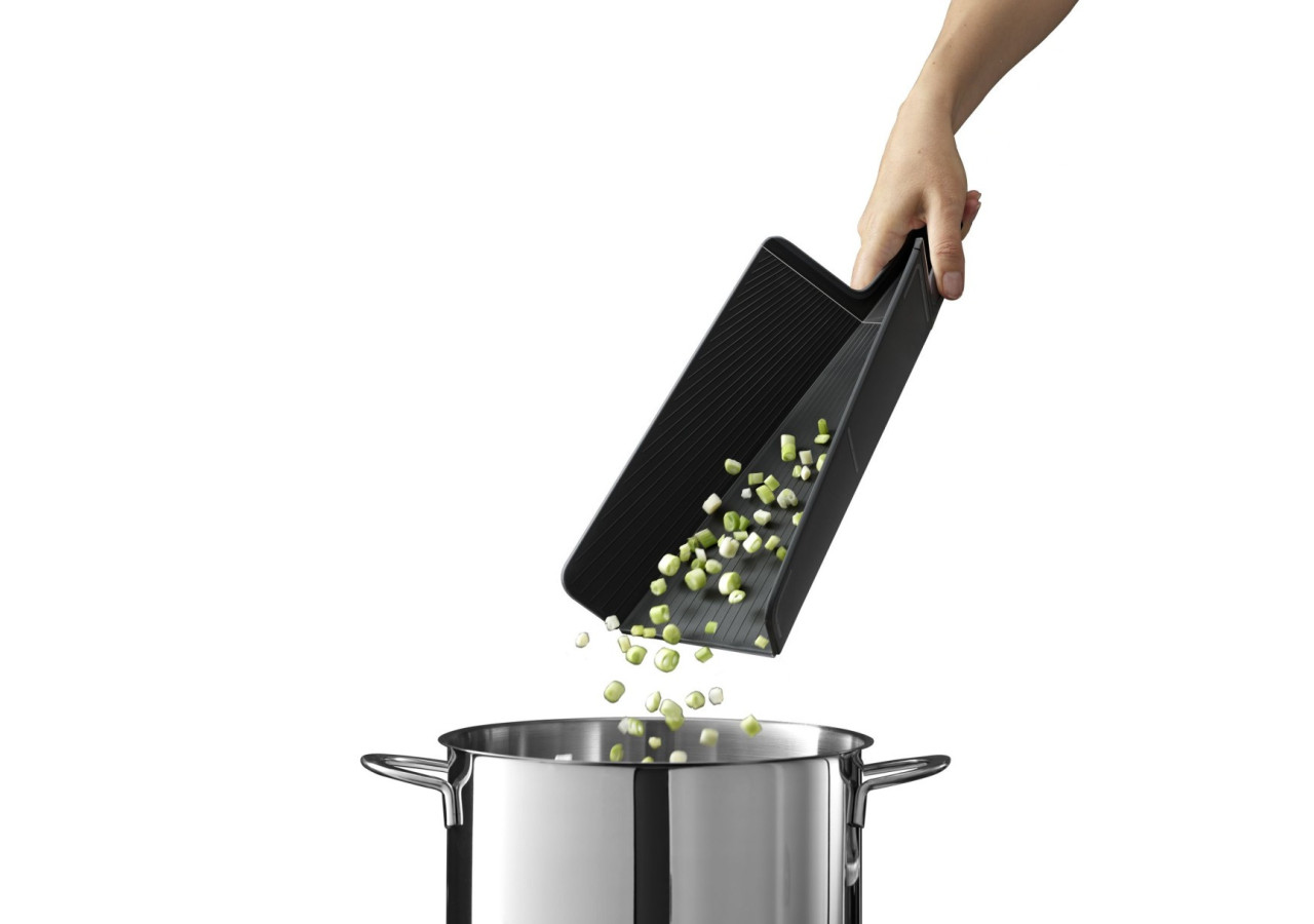 Planche à Découper Chop2Pot Plus - Pliable, Grande, Noire - JJ 005097 - Joseph Joseph
