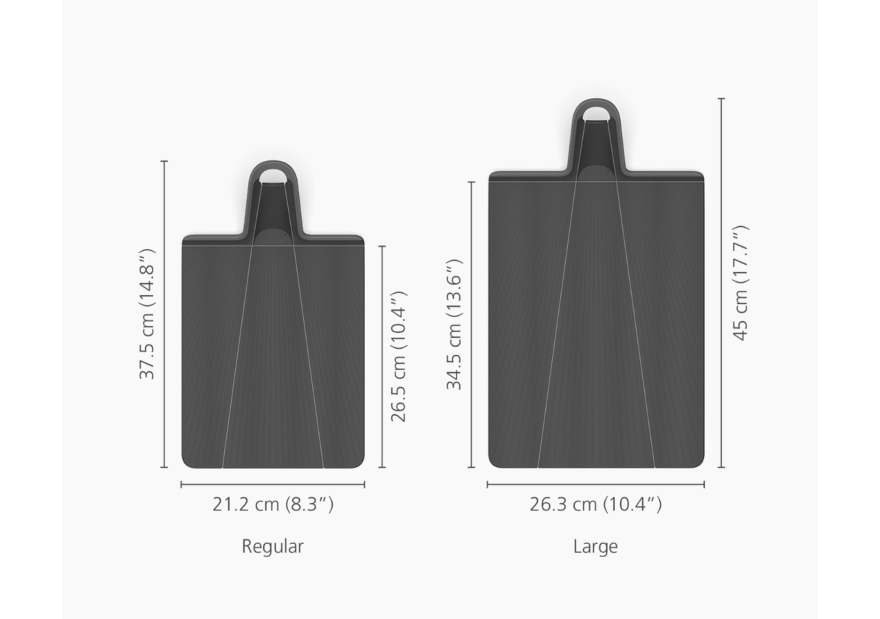 Planche à Découper Chop2Pot Plus - Pliable, Grande, Noire - JJ 005097 - Joseph Joseph
