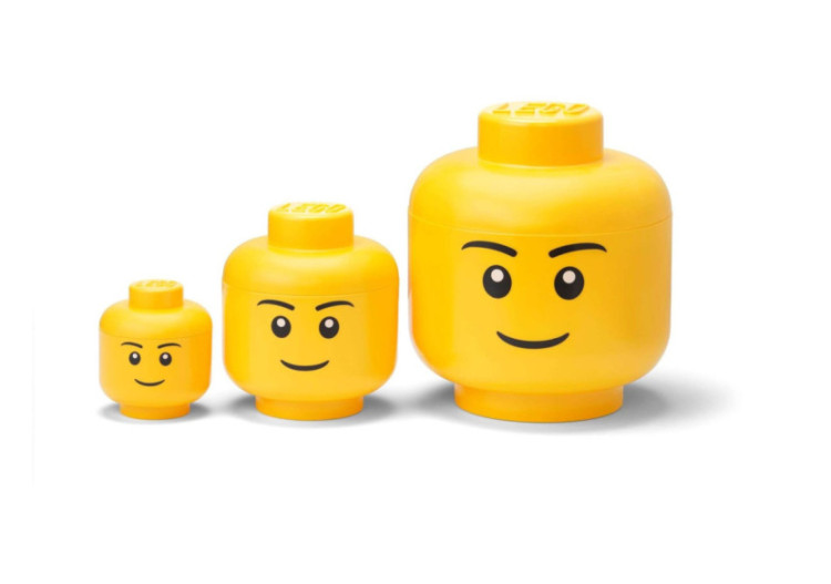 Boîte de rangement Hoofd Boy - Set de 3 designs uniques - RC 249878 - Lego