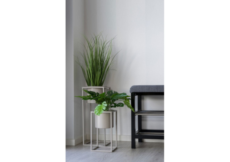 Pots de Fleurs Marla - Ensemble de 2 pots en beige gris - 9001116 - House Nordic 2