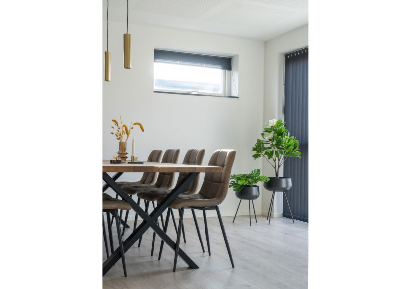 Pots de Fleurs Ardola - Ensemble de 2 pots en acier noir - 9001170 - House Nordic