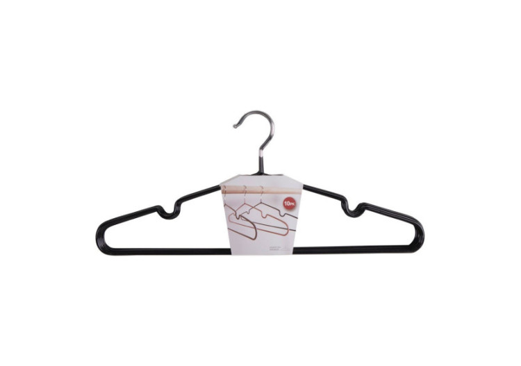 Massa Hangers - Cintres métalliques noirs S/10 - 9955010 - House Nordic