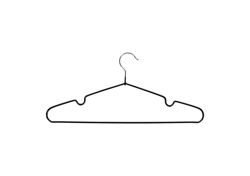 Massa Hangers - Cintres métalliques noirs S/10 - 9955010 - House Nordic