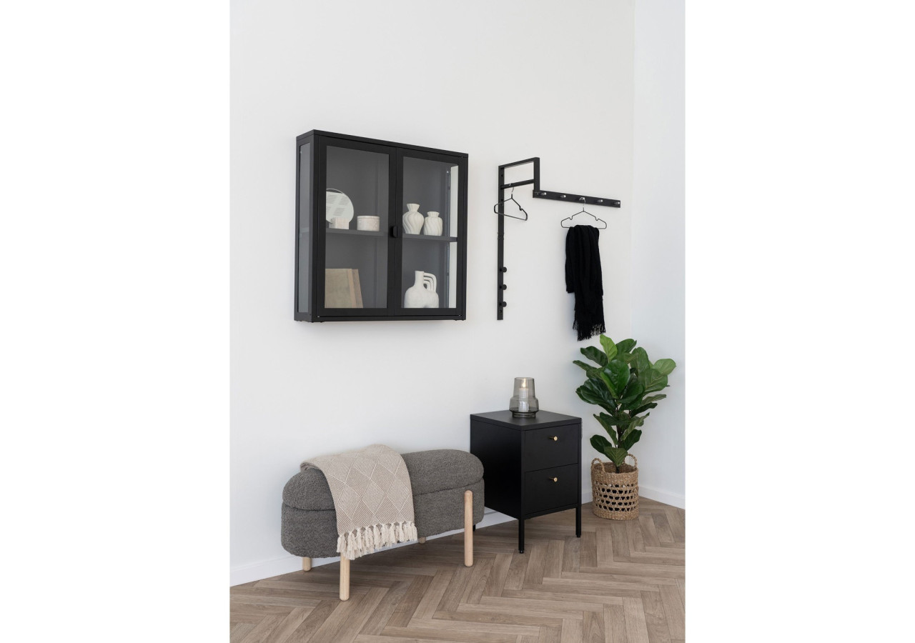 Massa Hangers - Cintres métalliques noirs S/10 - 9955010 - House Nordic