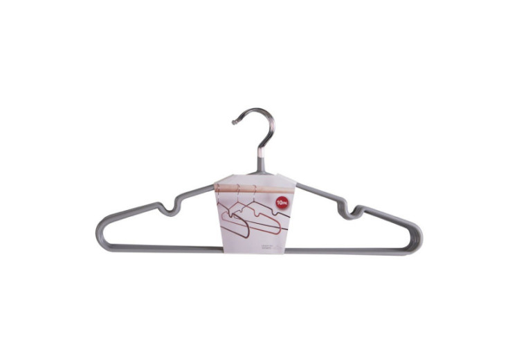 Massa Hangers - Cintres métalliques gris S/10 - 9955020 - House Nordic