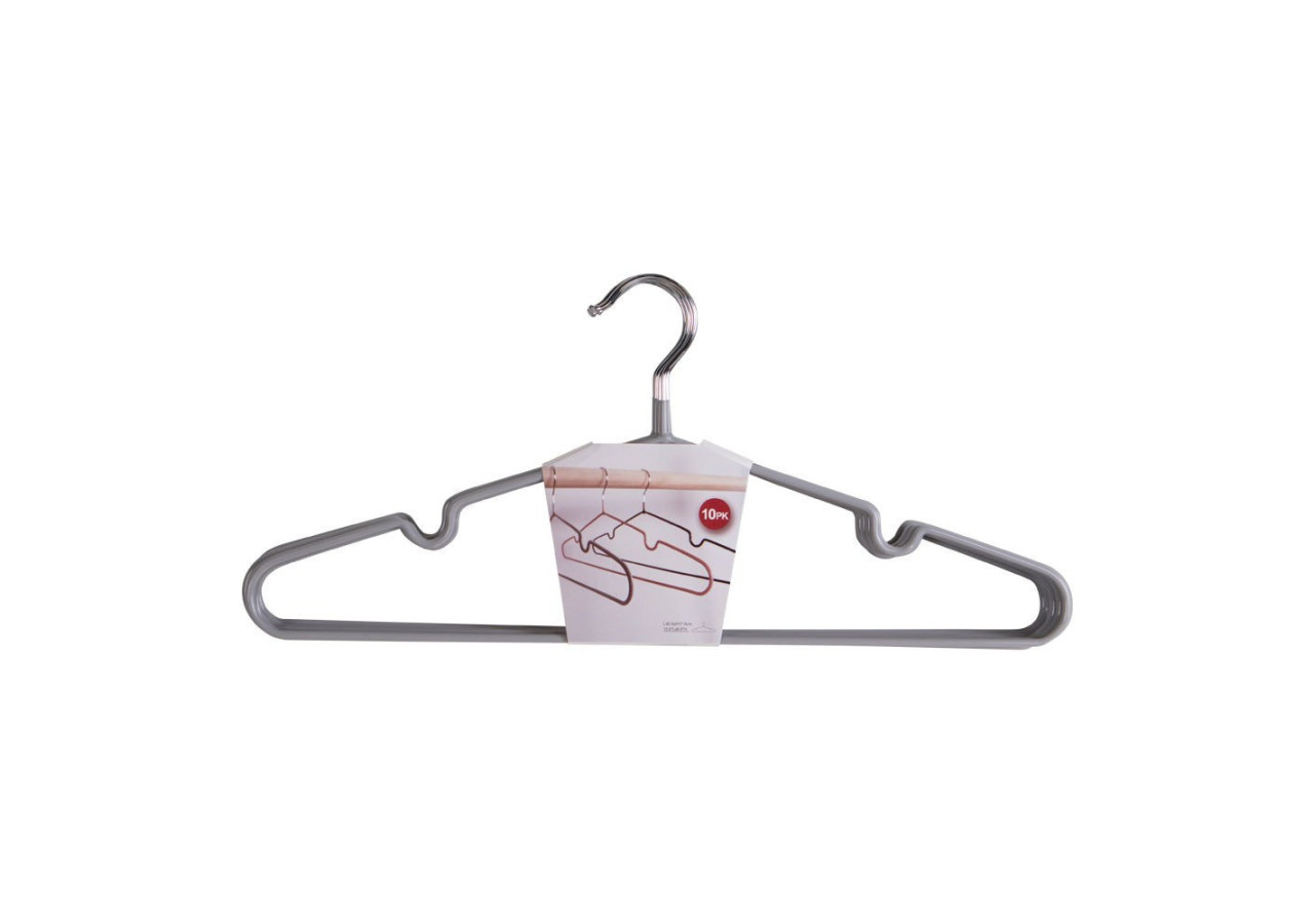 Massa Hangers - Cintres métalliques gris S/10 - 9955020 - House Nordic