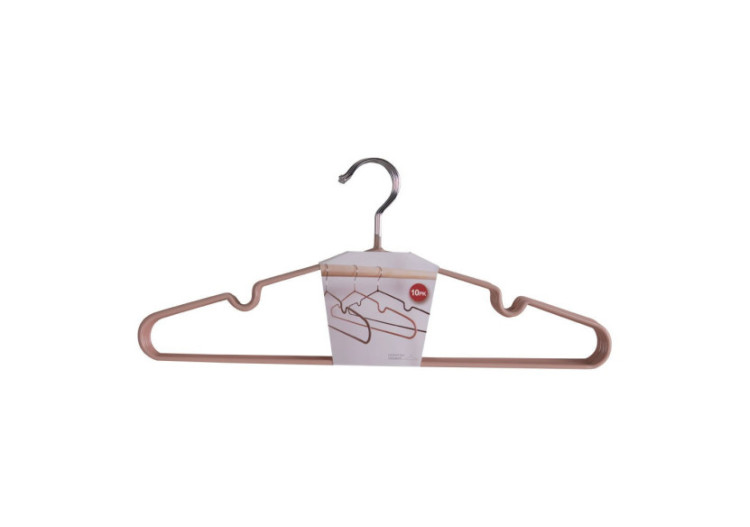 Massa Hangers - Cintres métalliques roses S/10 - 9955030 - House Nordic