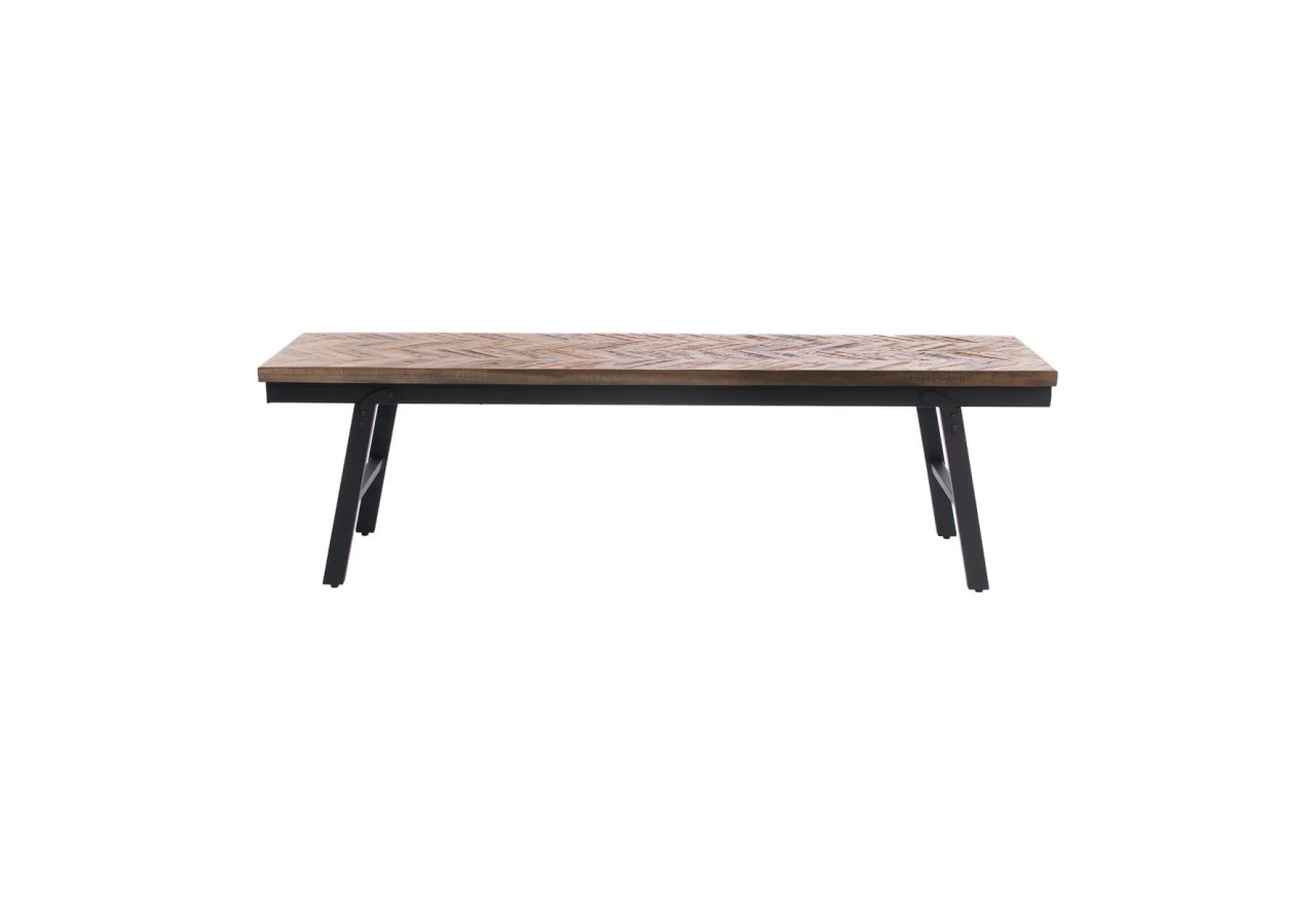 Banc Herringbone - Naturel 150 cm - INSU002N-150 - Bazar Bizar