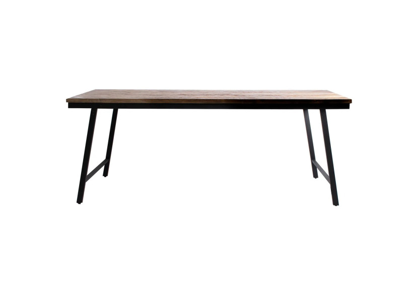Console Herringbone - Bois Teck Naturel - INSU003N - Bazar Bizar Console Herringbone - Bois Teck Naturel - INSU003N - Bazar Bizar