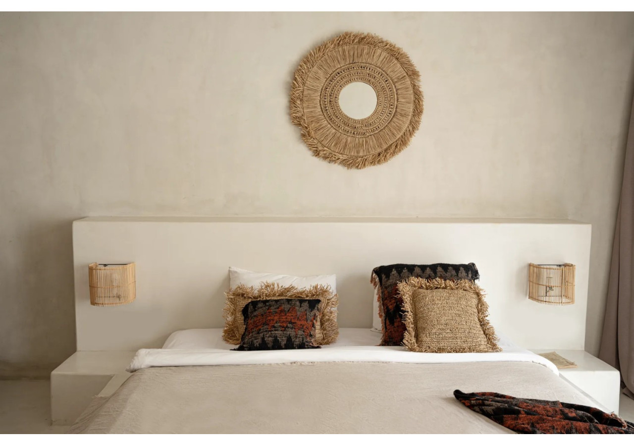 Housse de Coussin Oh My Gee - Noir Orange - 40x40cm - INIE001BOr-40x40 - Bazar Bizar