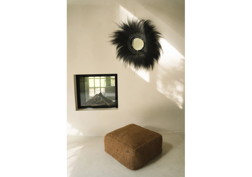 Miroir Simba - Noir - Taille M - JAPA003B-M-70 - Bazar Bizar