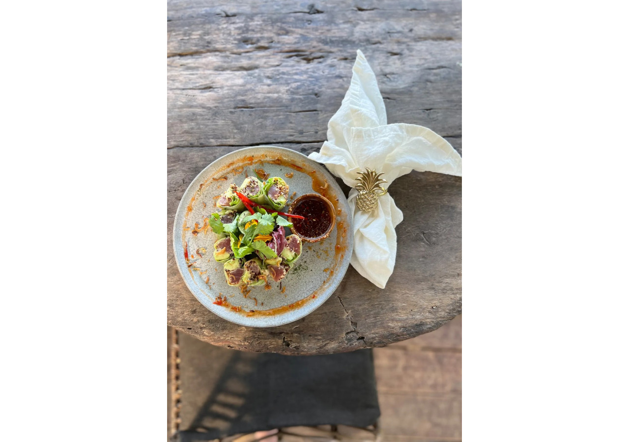 Serviette en lin - Blanche - Lot de 4 - INMAX001W-45x45-SET4 - Bazar Bizar