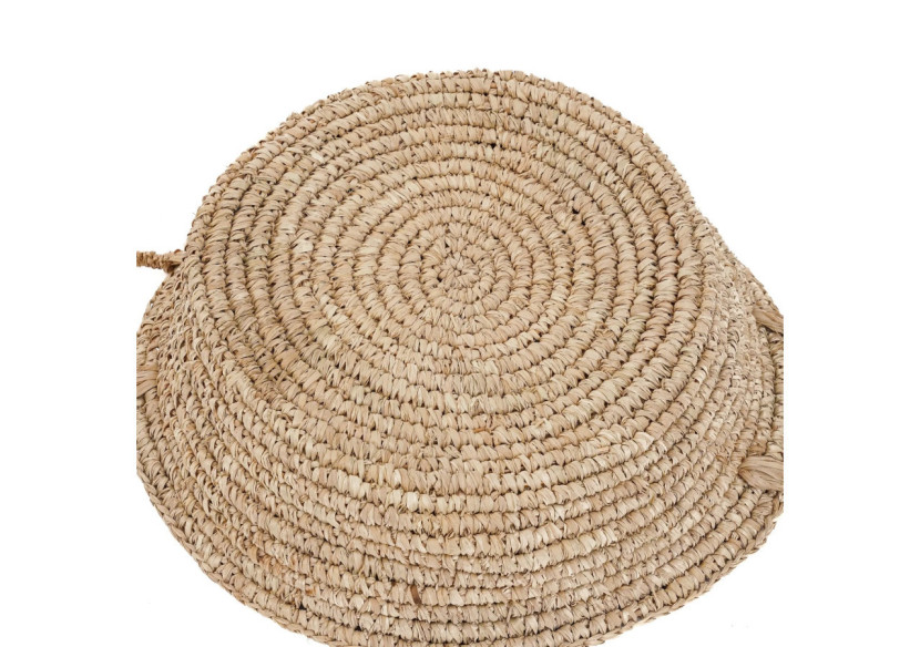 Plateau en Raphia - Naturel - Moyen - JACA026N-M - Bazar Bizar