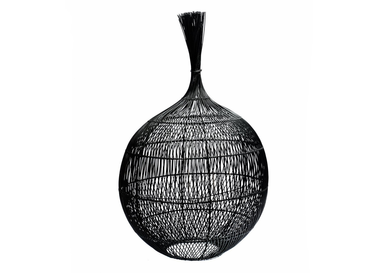 Lampe Wonton - Pendante - Noire - BAYU005B-50x80 - Bazar Bizar